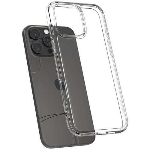 Spigen IPHONE 16 PRO ULTRA HYBRID CRYSTAL CLEAR, (21402340) Slike