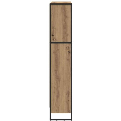 vidaXL Knjigovni omar 2 pcs Oreh 80 x 30 x 155 cm Konstruiran les Cene