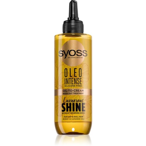 Syoss Oleo Intense oljasta krema za sijaj in mehkobo las 200 ml Slike
