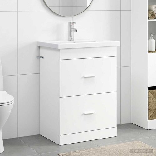  Set namje&scaron;taja za kupaonicu Bijela 61 x 40 x 84,5 cm Cijene