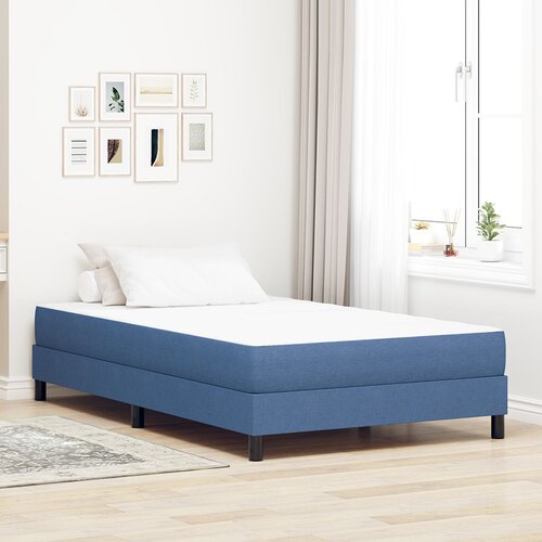 vidaXL Madrac s Pocket oprugama Plava Srednji 120x200x20 cm Tkanina Cijene