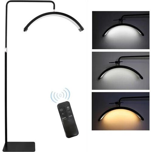  Podna LED lampa Half moon crna Cene