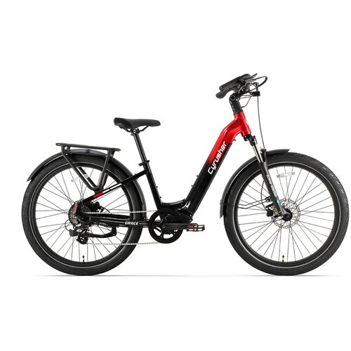 Cyrusher Električno mestno kolo Grace, 48V 250W 15Ah, dvojni senzor, rdeče, (5000008643) Slike