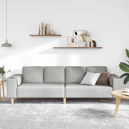  Kauč za dnevni boravak Oblačnosiva 250 x 77 x 76 cm Poliester Slike