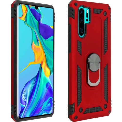 AVIZAR torbica, odporna na udarce, s kovinskim držalom za obrocke - rdeca str. huawei P30 pro, (20599453) Cene