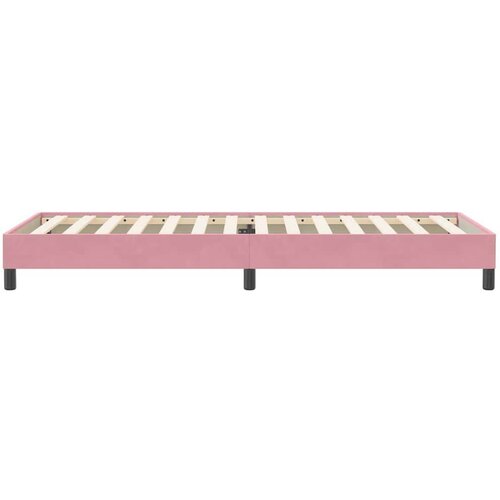  Box spring krevet bez madracem ružičasti 80 x 220 cm bar&amp;scaron;unasti Slike