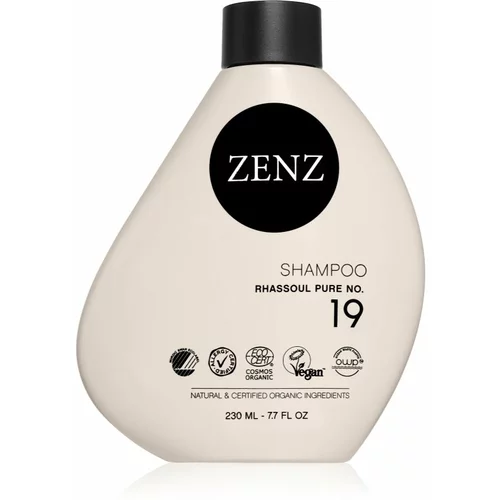 ZENZ Organic Rhassoul Pure No. 19 vlažilni šampon 230 ml