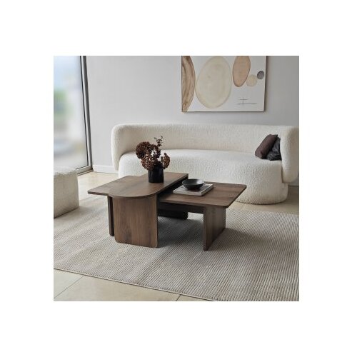 Hanah home Set klub stolića, 105x35cm, Smeđa Cijene