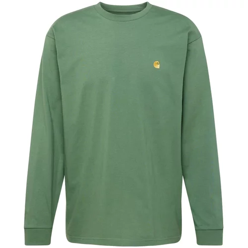 Carhartt WIP Majica 'Chase' zelena / oranžna