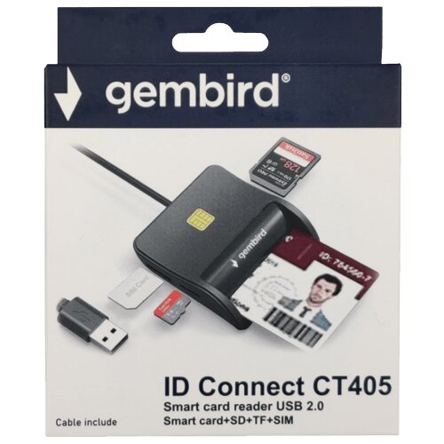 Gembird smart card reader CT405 usb 2.0 Slike