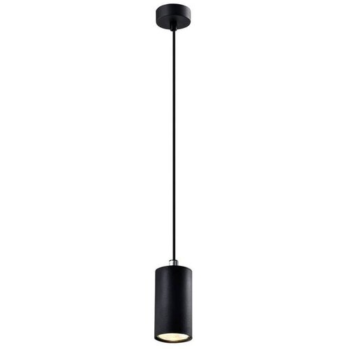 Candellux Lighting Črna viseča svetilka s kovinskim senčnikom &amp;oslash; 7 cm Tubo - Candellux Lighting Slike