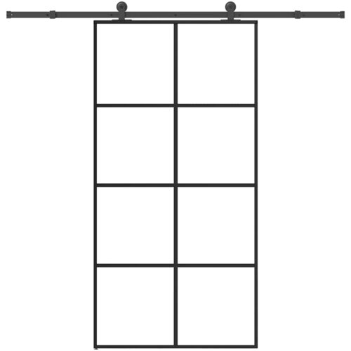 vidaXL Klizna vrata s priborom 102,5x205 cm od stakla ESG i aluminija Cijene