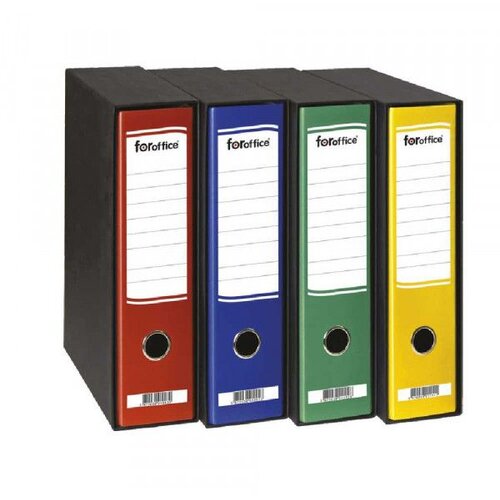 Grafotisak Fornax registrator v &amp;scaron;katli foroffice a4, 80 mm, črn F-16188 Slike