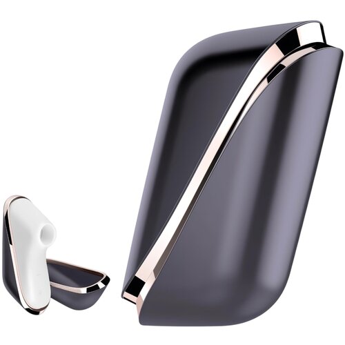 Satisfyer Traveler - potovalni klitoralni irigator za polnjenje (črno-bel) Cene