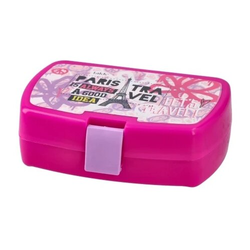 Takk foody kutija za užinu plastična paris smile 550ml ( 140967 ) Slike