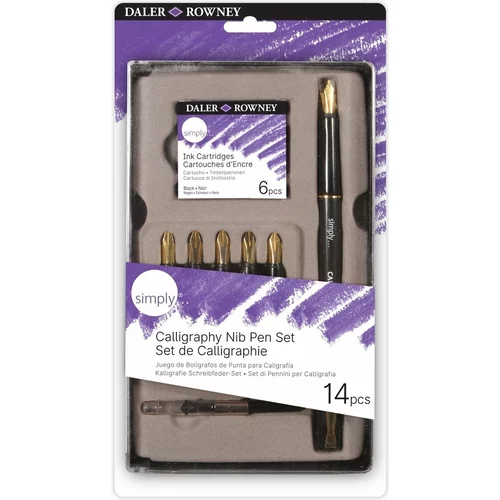 DALER ROWNEY Simply Accessories Calligraphy Set Simply Black