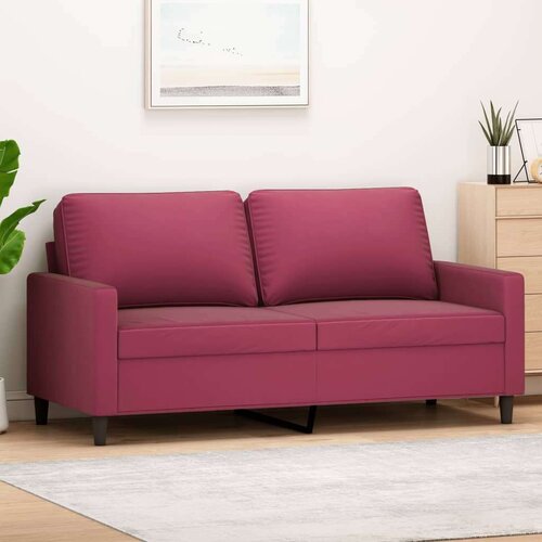  Dvosjed crvena boja vina 140 cm baršunasti Cijene