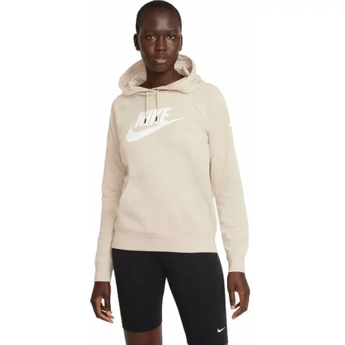 Nike NSW ESSNTL FLC GX HOODIE W Ženska majica, bež, veličina
