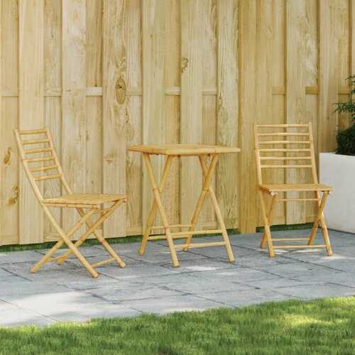 VidaXL 3-dijelni bistro set od bambusa Slike
