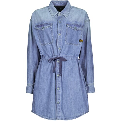 G-star Raw Kratke obleke - Modra Slike