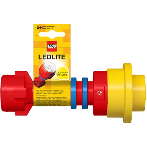 Lego Iconic baterijska lampa: crveno-žuta Slike