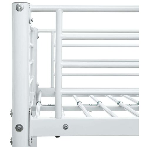 vidaXL Okvir za krevet na kat bijeli metalni 140 x 200 / 90 x 200 cm Cijene
