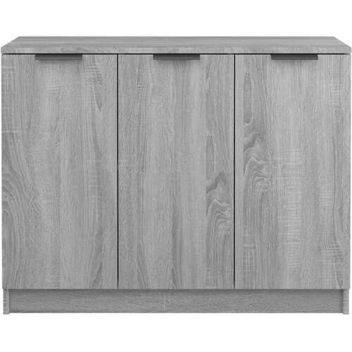 VidaXL komoda boja sivog hrasta sonome 90,5x30x70 cm konstruirano drvo Slike