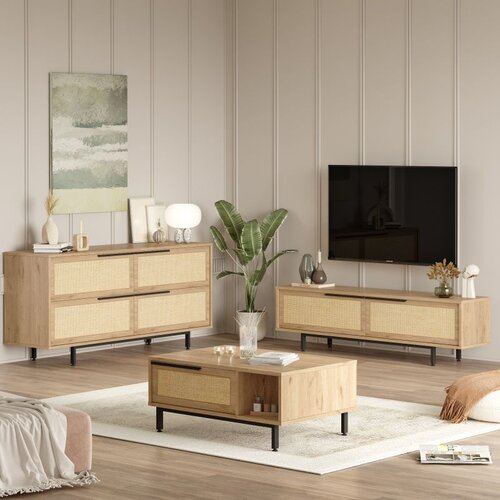 Hanah home ON20-SU oak living room furniture set Cene