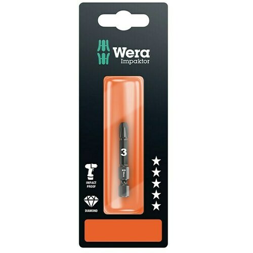 Wera Premium Plus Bit 855/4 Impaktor (PZ 3, 50 mm) Slike