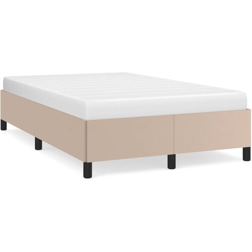 vidaXL Okvir kreveta cappuccina 120x190cm od umjetne kože Cene