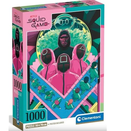 Clementoni Squid Game 2 kompakt 1000-dijelna slagalica - Cene