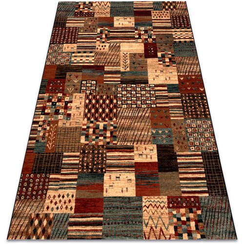 RugsX Preproge Preproga volna KASHQAI 4353 990 Patchwork terakota 240x340 cm Rdeča Cene