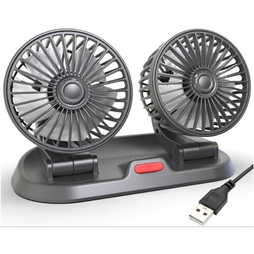 Venisymlis Ventilator Za Hlajenje Avtomobila, Nastavljiv Ventilator Z Dvojno Glavo, Ventilator Za Pripenjanje V Avtu, (22070339) Cene
