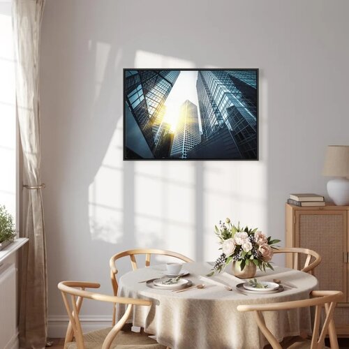  Slika - In a Big City (1 Part) Wide - Third Variant 90x60 U crnom drvenom okviru Slike