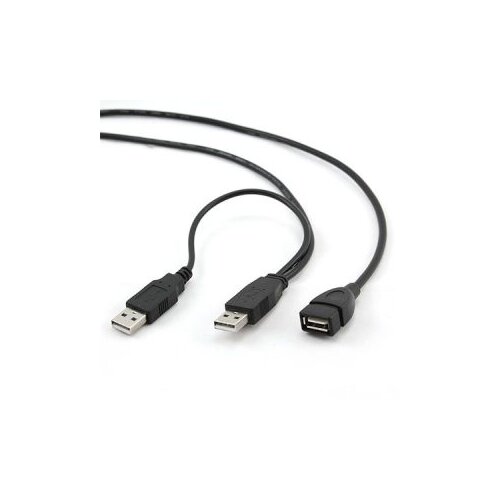  USB 2,0 DUAL kabal GEMBIRD A-plug A-socket, 1m, CCP-USB22-AMAF-3 Cene