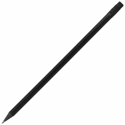  Grafitni svinčnik z radirko, HB, črn