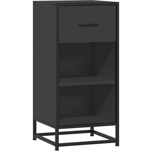 vidaXL Komoda crna 35,5 x 35 x 76 cm konstruirano drvo i metal Cene
