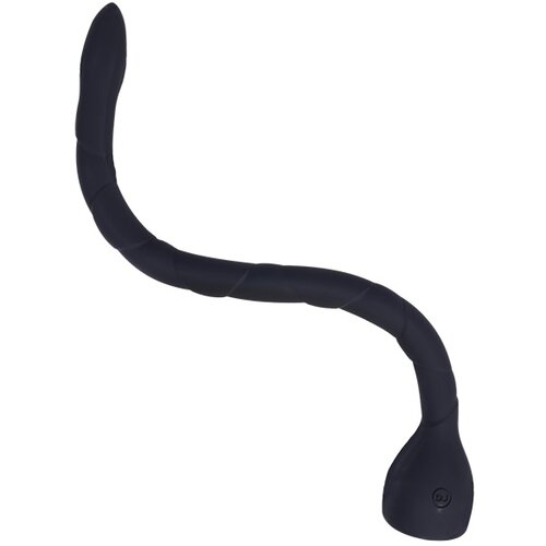 Doc Johnson Merci In Deep Premium Silicone Anal Snake Black Slike