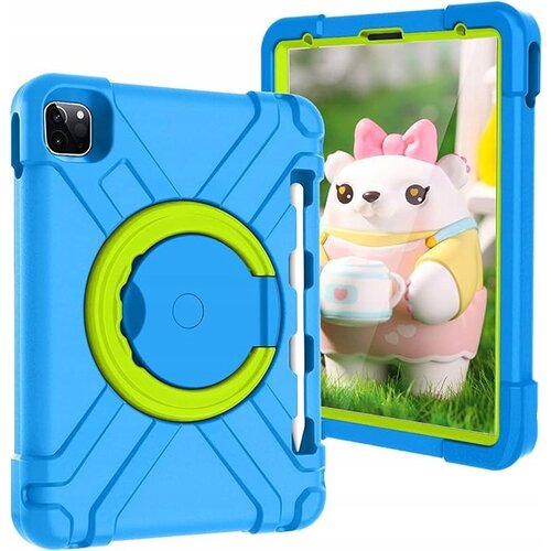 NIKCORP Ovitni ovitek za iPad Air 5 / Air 4 / Pro 11, vrtljivo stojalo 360, držalo za pisalo, trislojna za&scaron;čita, moder, (5000139165) Cene
