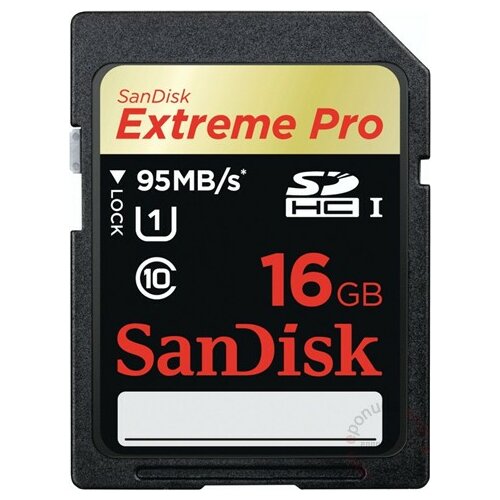 Sandisk SD 16GB extreme pro 95 mb/s, 66929 memorijska kartica Slike