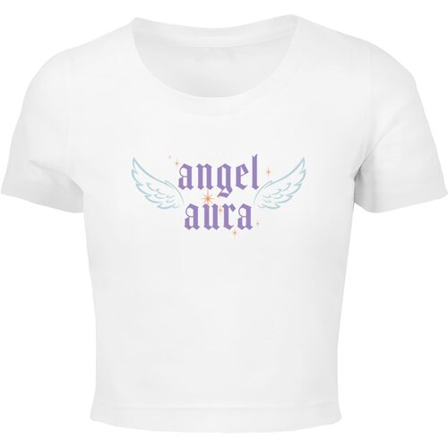 Mister Tee Women&amp;#039;s short T-shirt Angel Aura white Slike