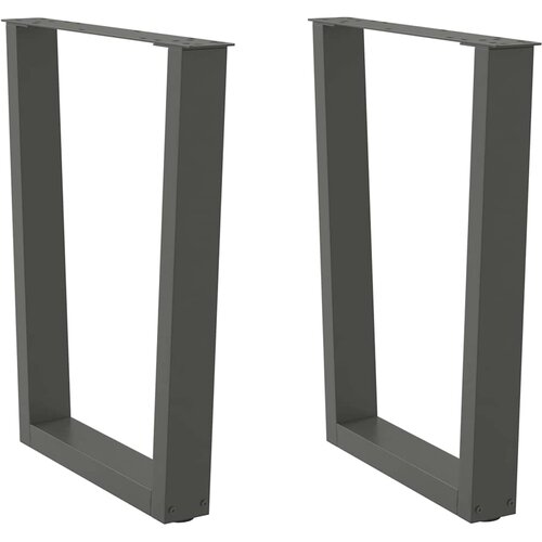  Noge za blagovaonski stol V-oblika 2 kom antracit 60 x (72-73,3) cm čelik Cene