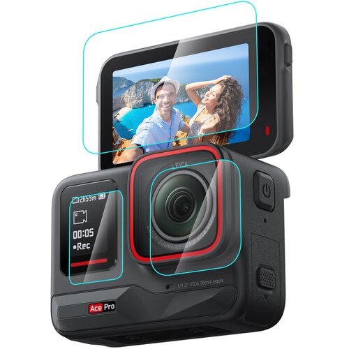 INF Zaščita zaslona iz kaljenega stekla za Insta360 Ace Pro (paket 3 kosov), (21624512) Cene