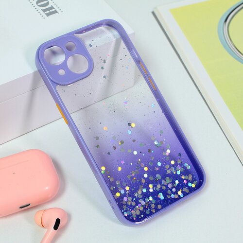 Teracell maska Frame Glitter za iPhone 14 6.1 ljubičasta Cene