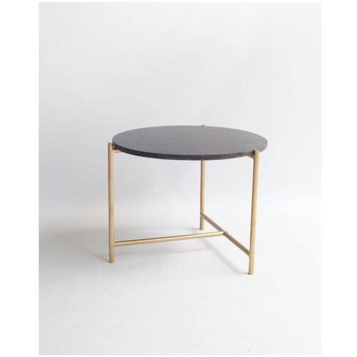 Velvet Atelier Črna marmorna okrogla mizica &amp;oslash; 50 cm Morgans &amp;ndash; Really Nice Things Slike