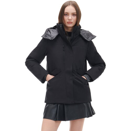 Cropp ženska jakna s kapuljačom - Crna  3824W-99X Cijene