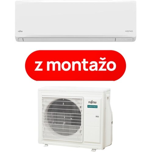 Fujitsu klimatska naprava z montažo ASEH12KNCA / AOEH12KNCA Slike