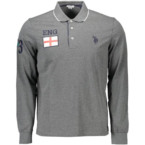 U.S. Polo Assn. US POLO SHIRT LONG SLEEVE MEN&#39;S GRAY Cene
