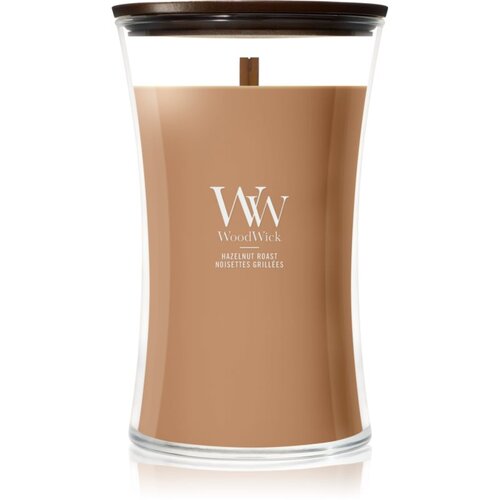 WoodWick Hazelnut Roast di&scaron;eča sveča z lesenim stenjem 610 g Cene