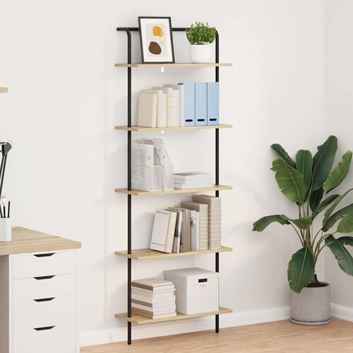 vidaXL Polica sonoma hrast 60 x 24 x 168 cm Konstruirano drvo Cijene